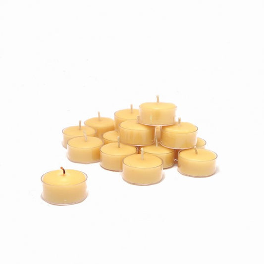 Beeswax tealight candle, 100% pure and handmade 